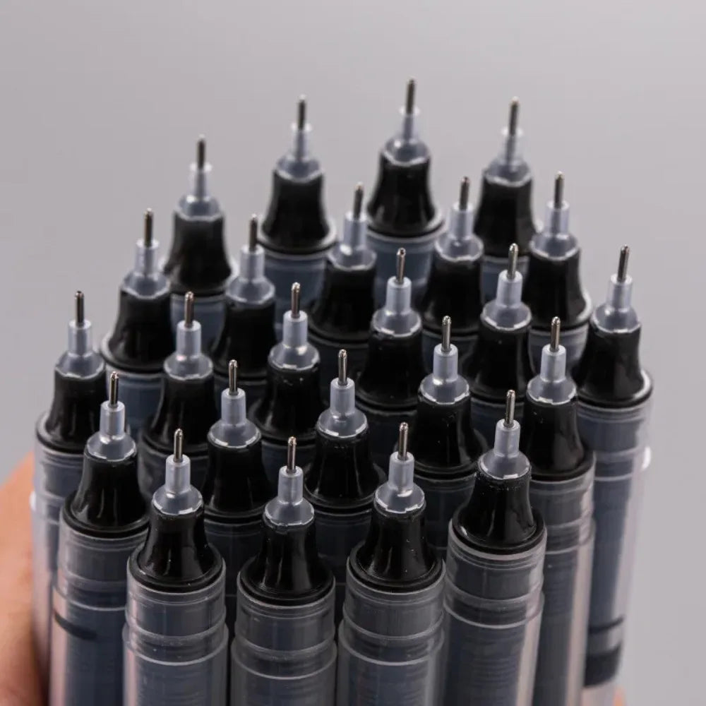 Needle-Point Gel Pens – Smooth Quick-Dry Liquid Ink Pens, Uses for School Note-Taking, Office Writing & Journaling