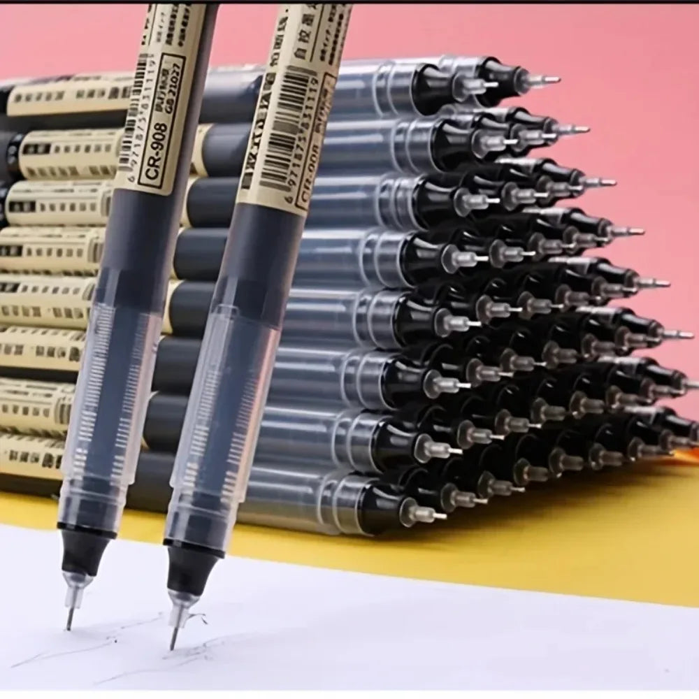 Needle-Point Gel Pens – Smooth Quick-Dry Liquid Ink Pens, Uses for School Note-Taking, Office Writing & Journaling