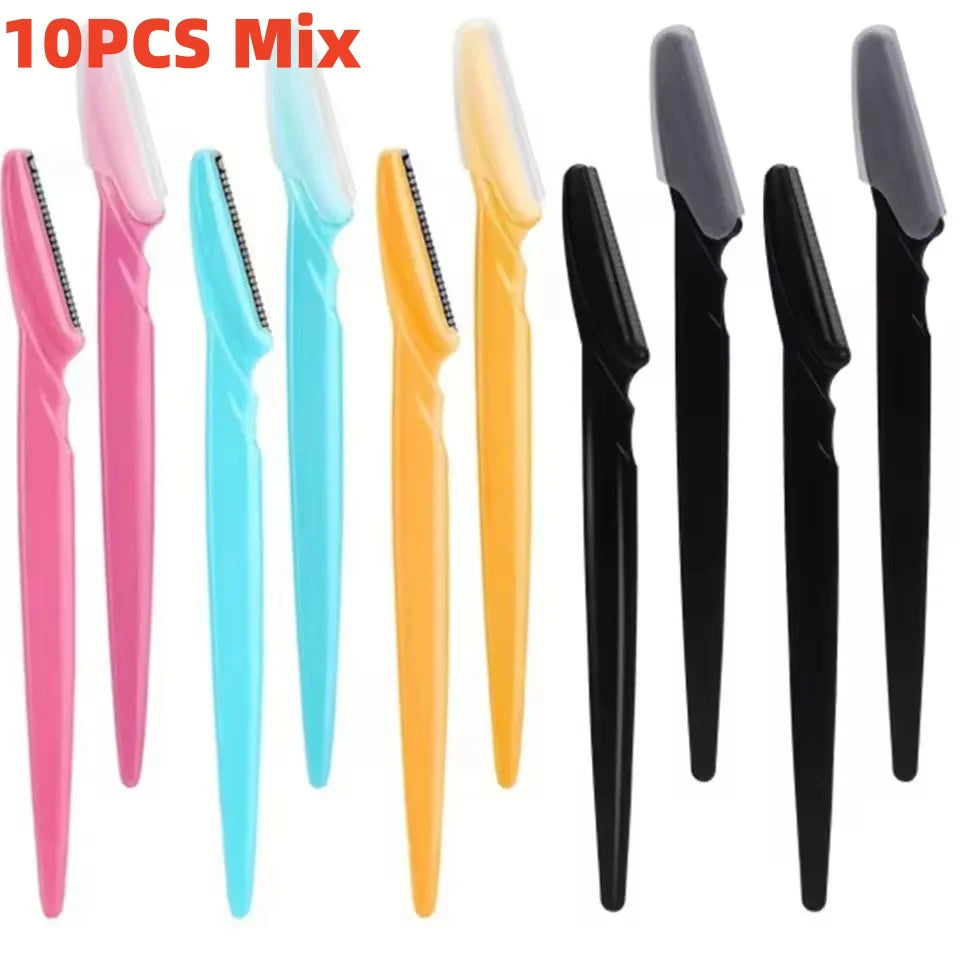 15 Multifunctional Facial Trimming Set, Suitable for Both Women And Men - Eyebrow Trimmer with Safety Cover, Suitable for Eyebro