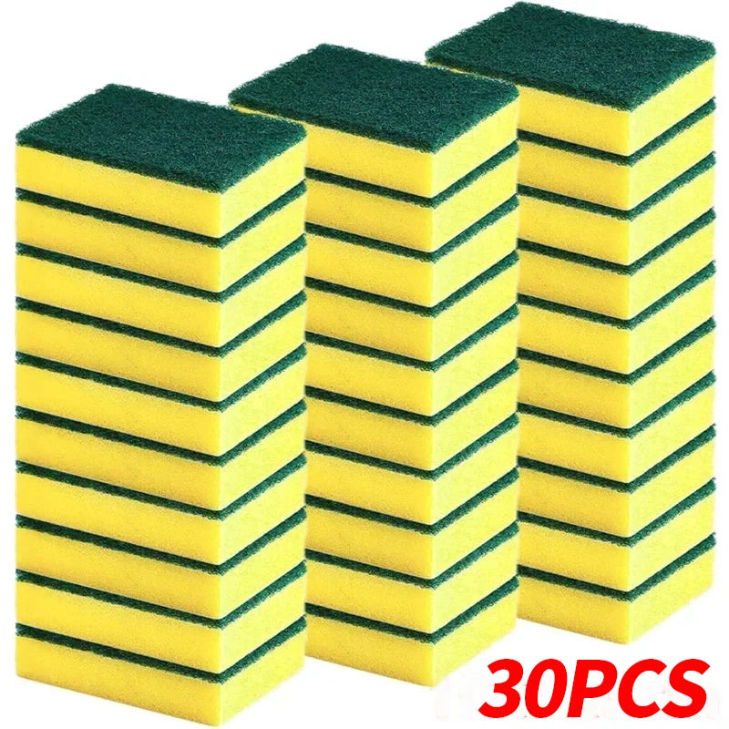 Highly absorbent double-sided sponge magic cleaning pot rust sponge cleaning brush kitchen cleaning tool