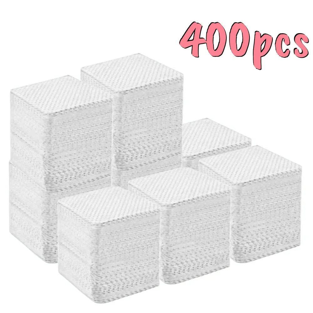 20/600pcs Lint-Free Gel Nail Wipes Aluminum-Free Cleansing Tissues Nail Polish Remover Pads for NaiArt Beauty Nail Cleaning Care