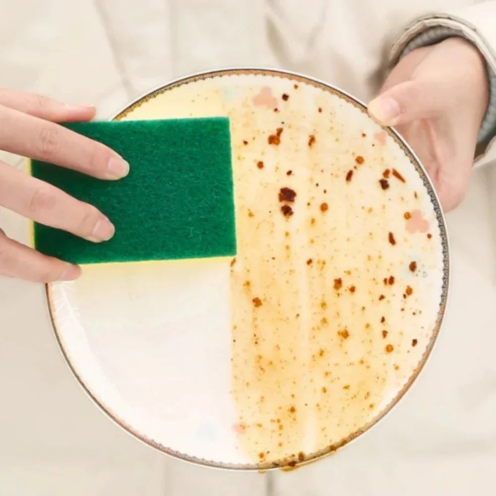 Cleaning Sponge Highly Absorbent Double-sided Dish Washing Sponge Magic Cleaning Brush Household Kitchen Cleaning Tool 10-50 Pcs