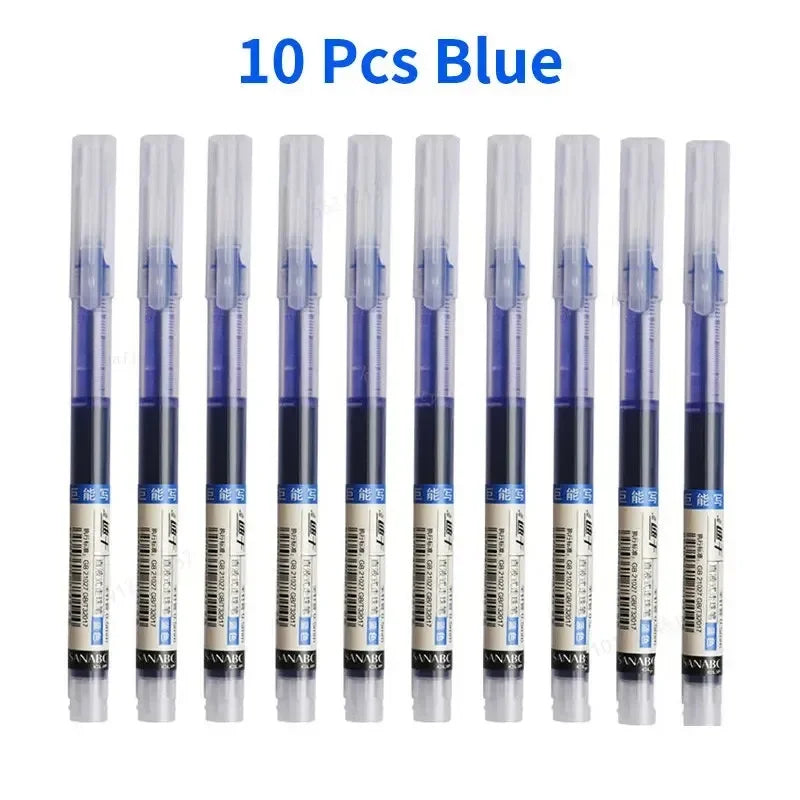 Needle-Point Gel Pens – Smooth Quick-Dry Liquid Ink Pens, Uses for School Note-Taking, Office Writing & Journaling