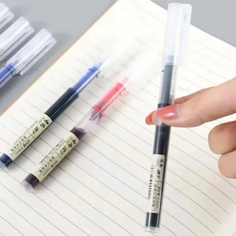 Needle-Point Gel Pens – Smooth Quick-Dry Liquid Ink Pens, Uses for School Note-Taking, Office Writing & Journaling