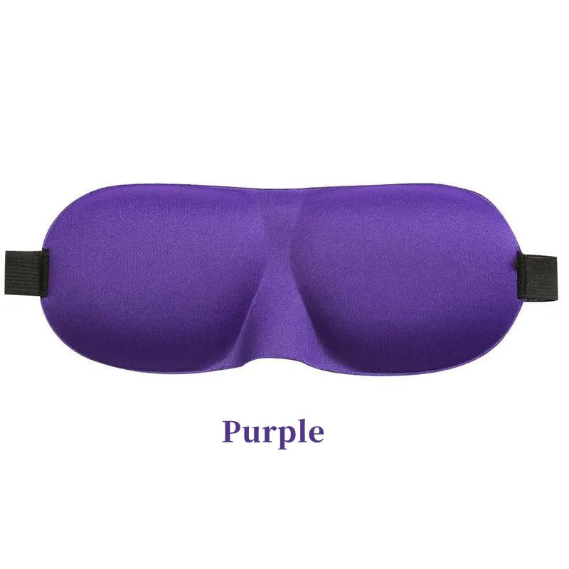 Comfortable Lightweight Eye Cover Soft 3D Contoured Sleeping Mask Breathable Eye Shade for Men and Women Night Travel Rest Aid