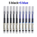 Needle-Point Gel Pens – Smooth Quick-Dry Liquid Ink Pens, Uses for School Note-Taking, Office Writing & Journaling