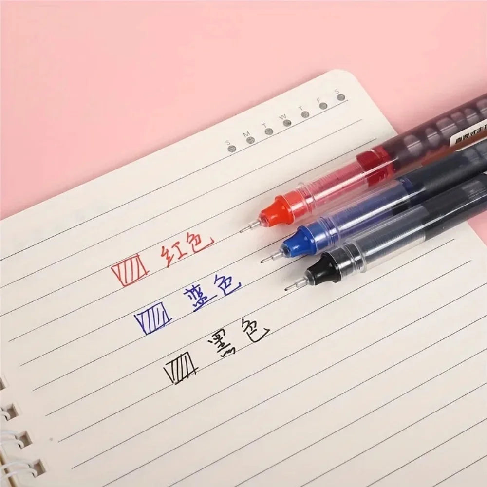 Needle-Point Gel Pens – Smooth Quick-Dry Liquid Ink Pens, Uses for School Note-Taking, Office Writing & Journaling