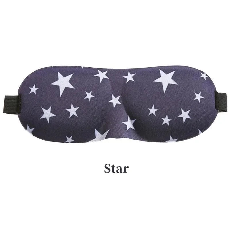 Comfortable Lightweight Eye Cover Soft 3D Contoured Sleeping Mask Breathable Eye Shade for Men and Women Night Travel Rest Aid