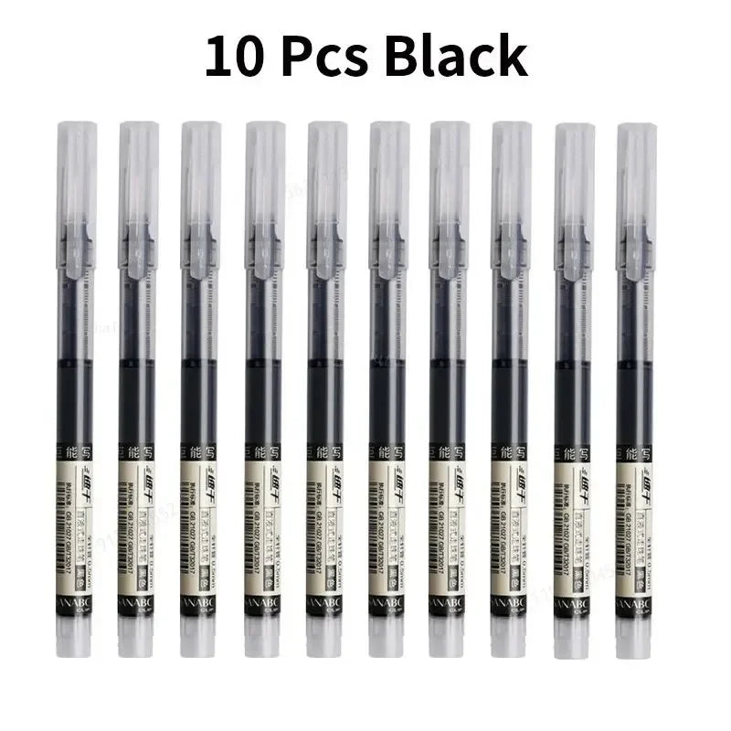 Needle-Point Gel Pens – Smooth Quick-Dry Liquid Ink Pens, Uses for School Note-Taking, Office Writing & Journaling