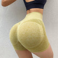 Summer new high waisted sports shorts for women, tight fitting elastic quick drying pants, gym push ups, cycling, jogging, fitness yoga pants
