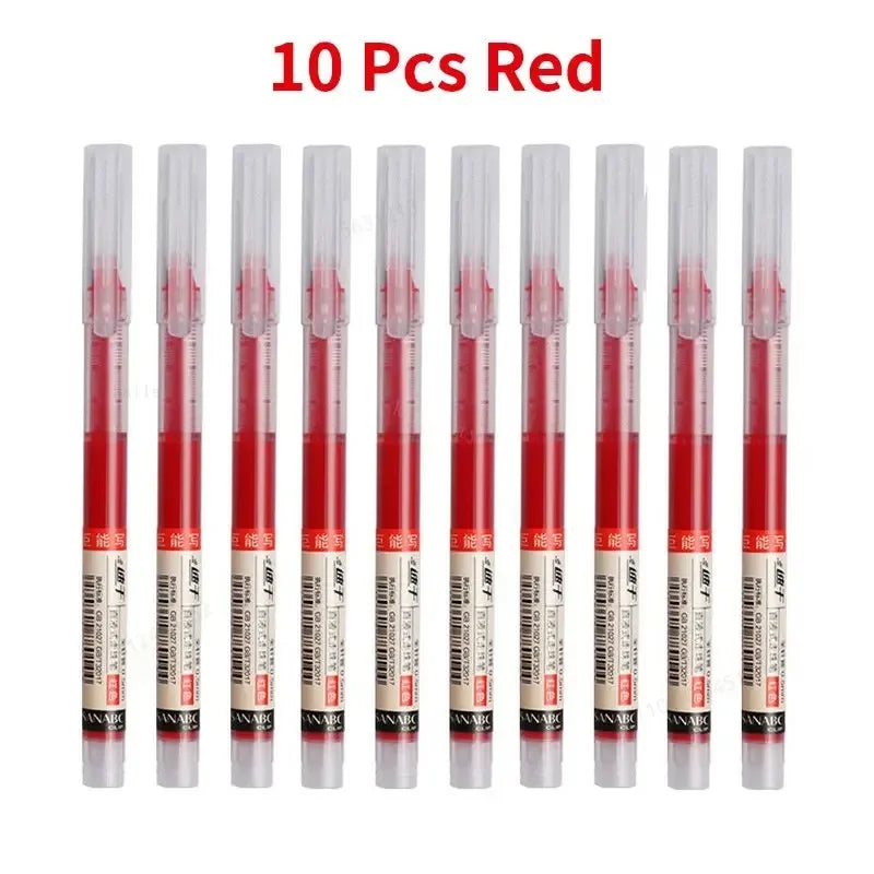 Needle-Point Gel Pens – Smooth Quick-Dry Liquid Ink Pens, Uses for School Note-Taking, Office Writing & Journaling